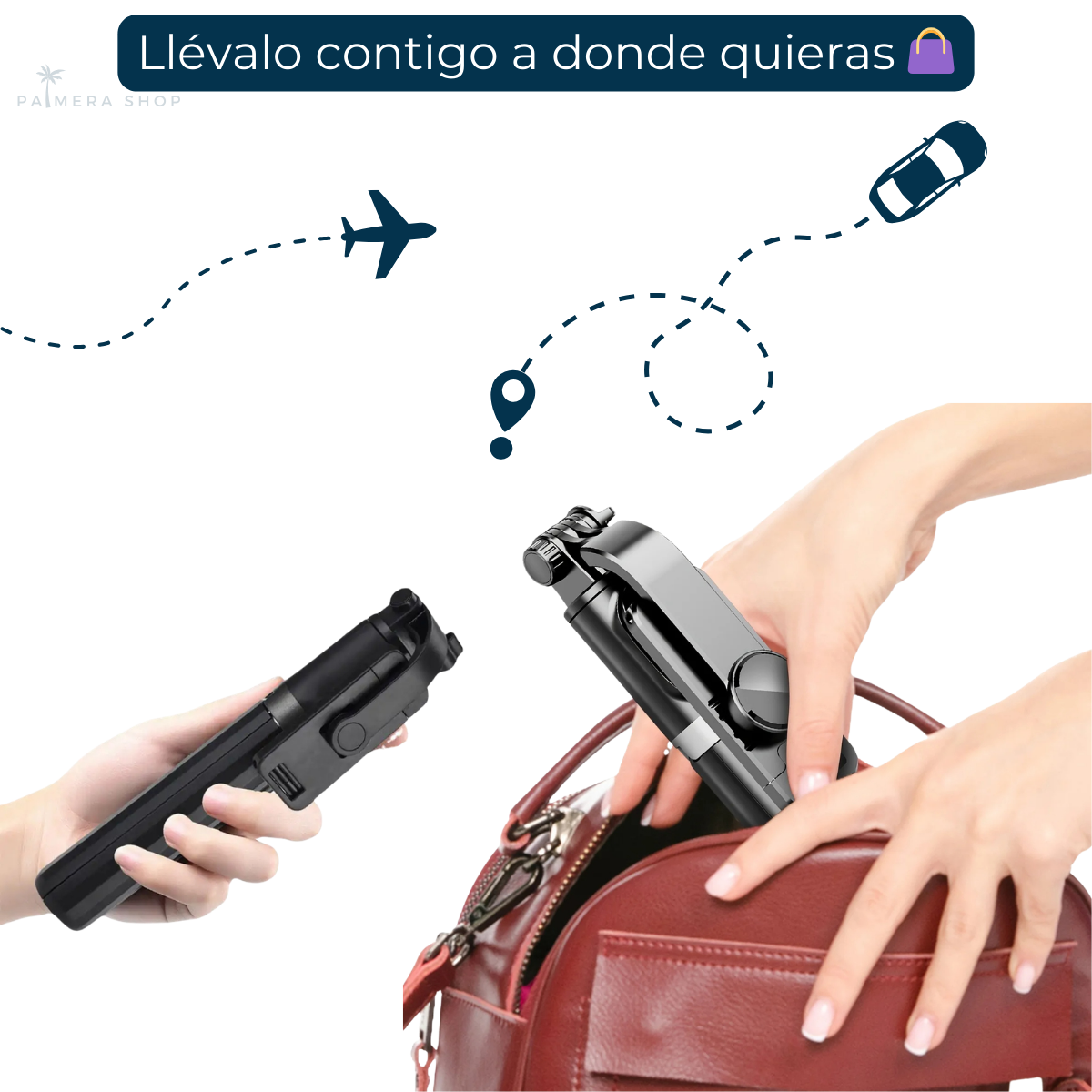 Tripode Para Celular Camara Mini Estabilizador De Selfie