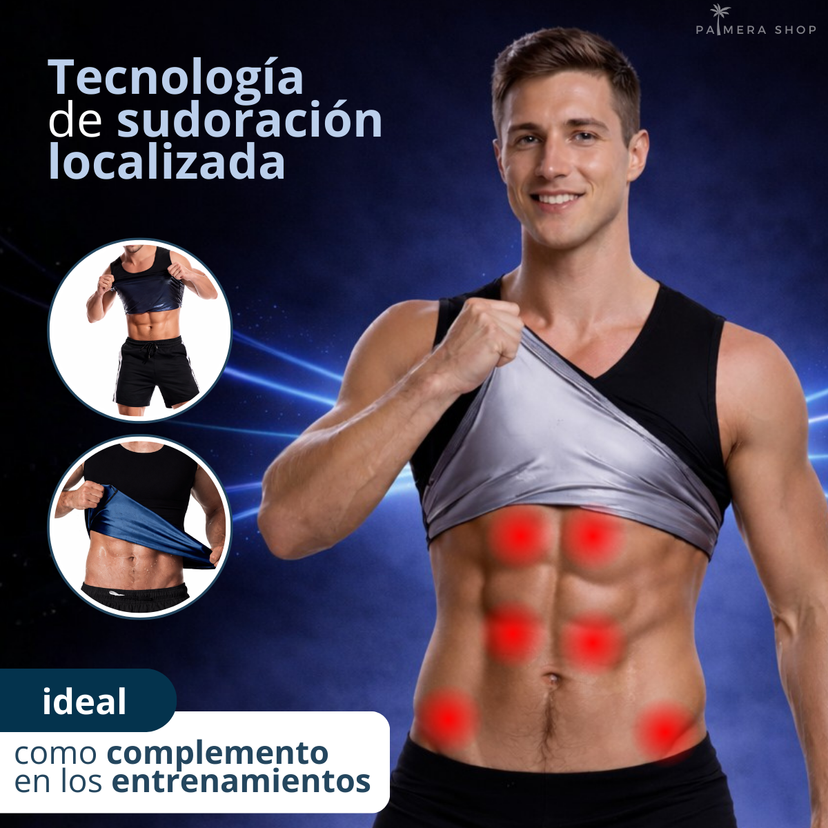 Fajas Termicas Reductoras Cinturilla Moldeadora Avispa Negro Para Mujer 2xl/3xl