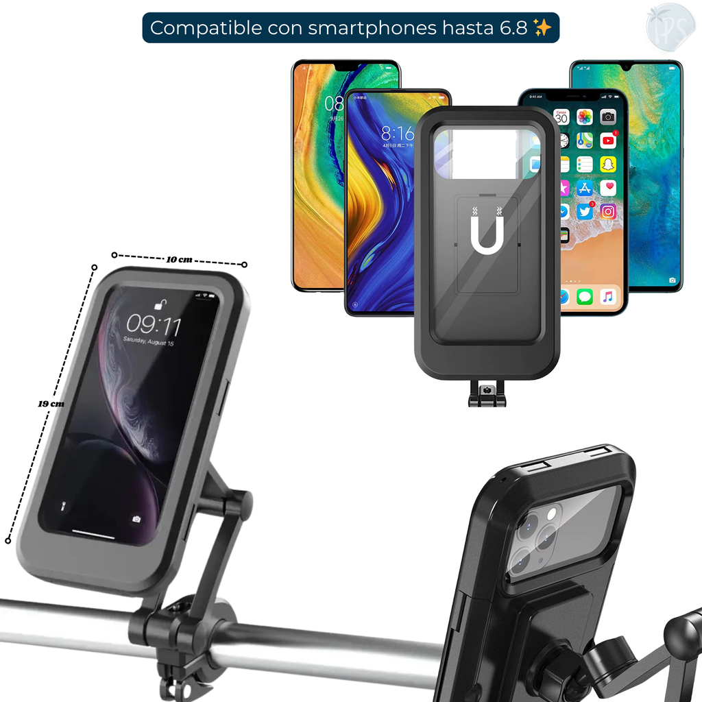 Soporte Celular Para Moto Impermeable Bicicleta Base Holders