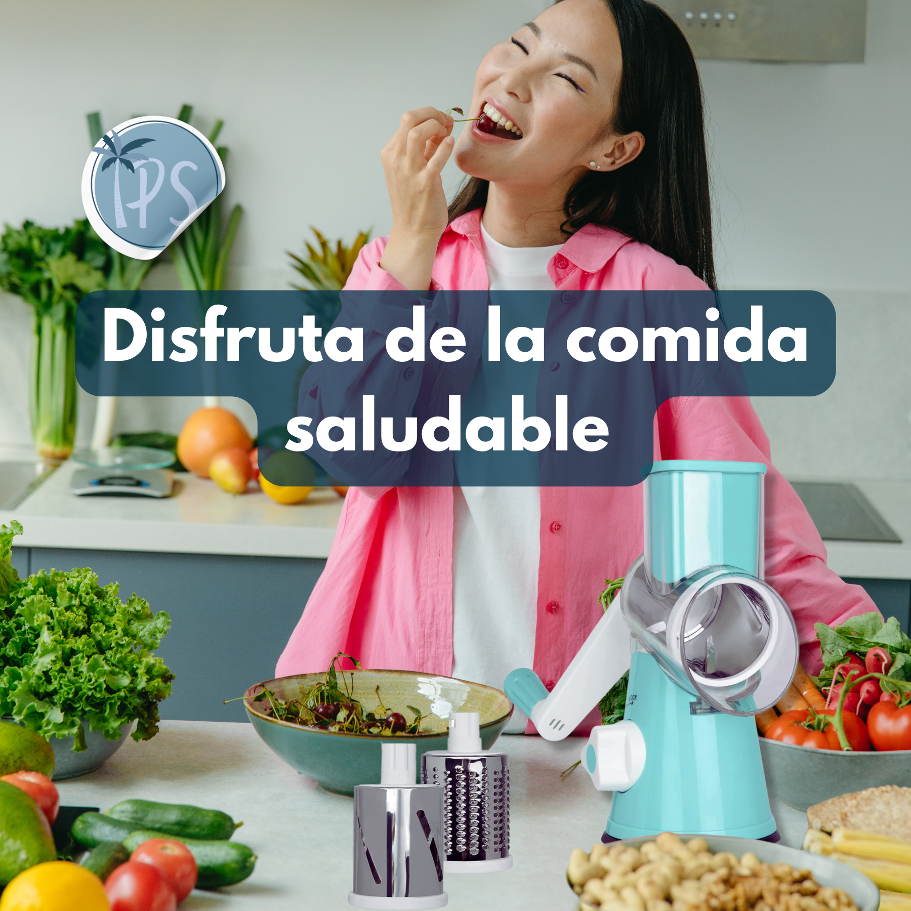 Mandolina Para Cocina Picadora De Verduras Molino Cortador