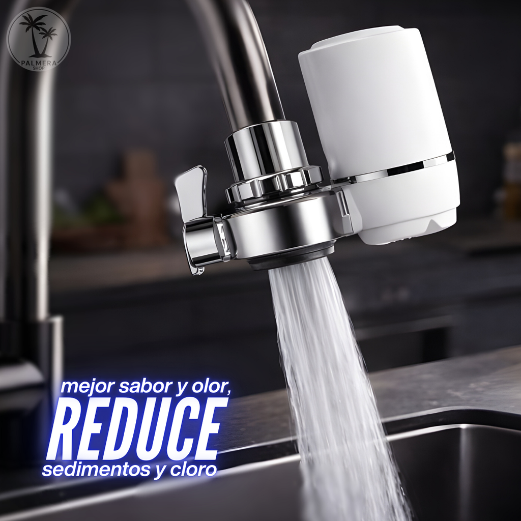 Purificadores De Agua Filtros Con Piedras Minerales Grifo Blanco No Requiere Corriente