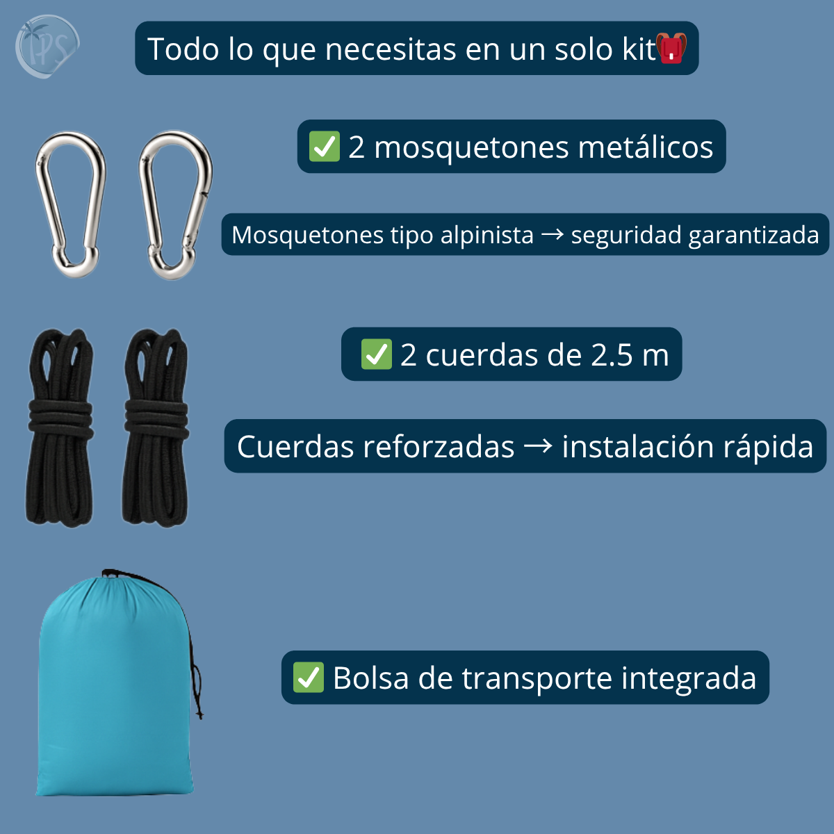 Hamacas Portatiles Colgantes Chinchorros Plegables Camping