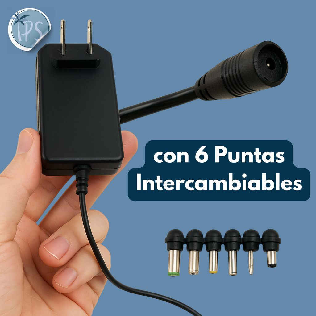 Adaptador De Corriente Universal 12v - 3v Toma Regulada 3v-12v