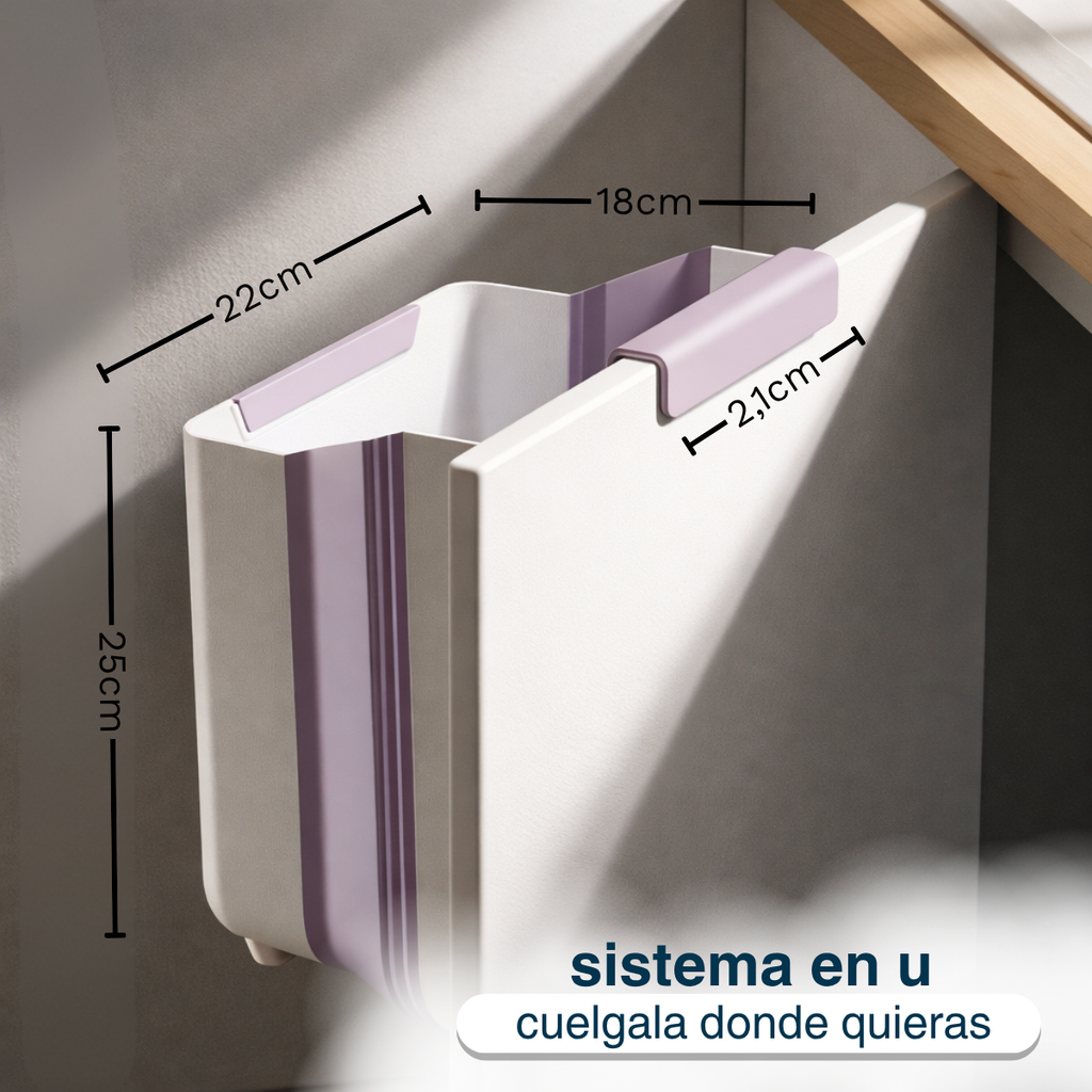 Caneca Basurero Bote Cocina Plegable Papelera Multiusos