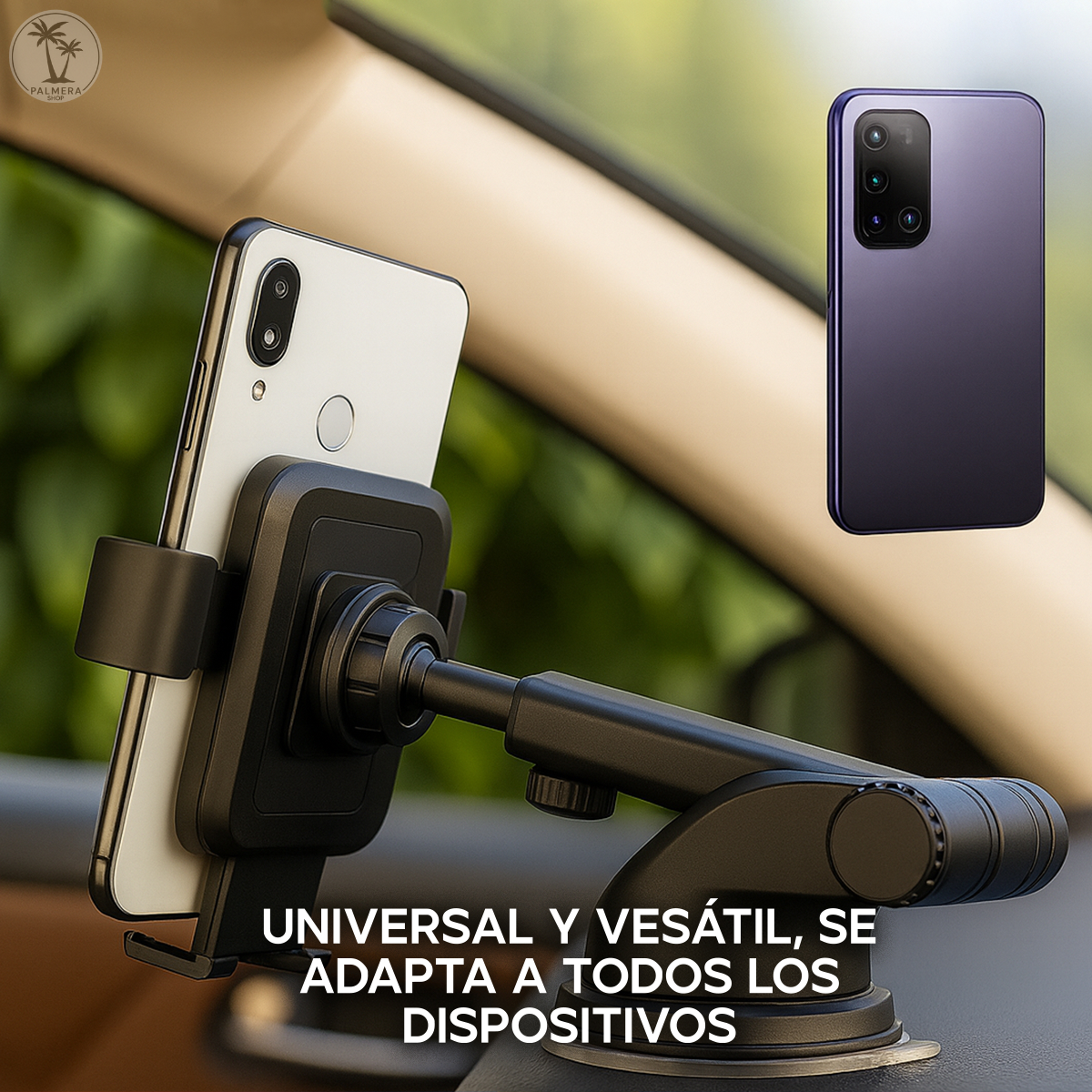 Soporte De Celular Para Carro Base Porta Celulares Ajustable
