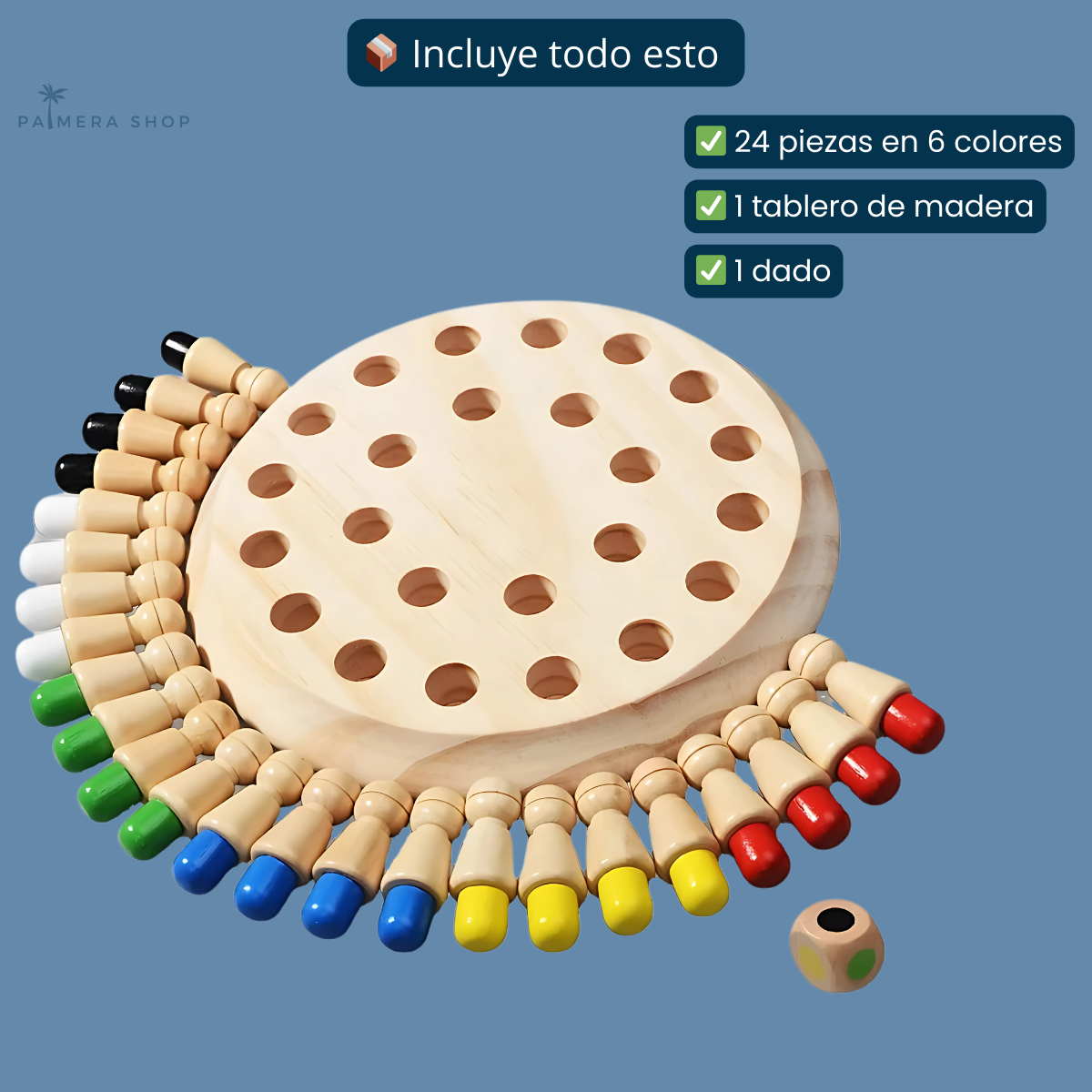 Juego Memoria De Madera Juegos De Mesa Didacticos Montessori