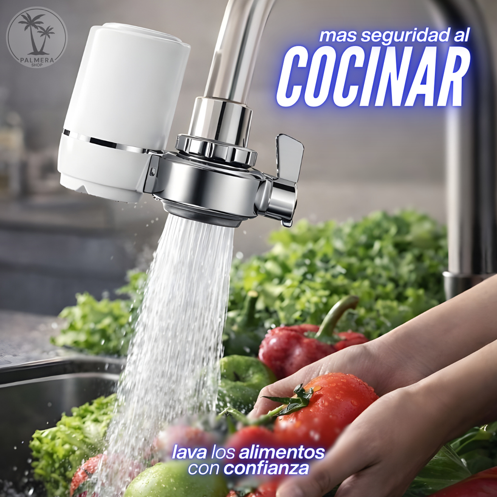 Purificadores De Agua Filtros Con Piedras Minerales Grifo Blanco No Requiere Corriente