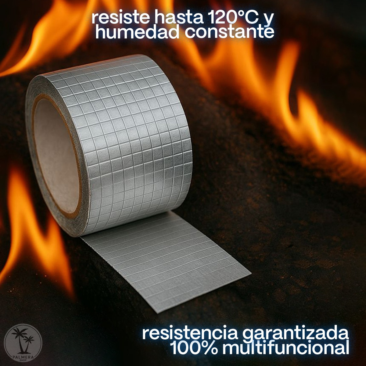 Cinta Adhesiva Tapa Reparar Gotera Impermeabilizante 5cm 10m