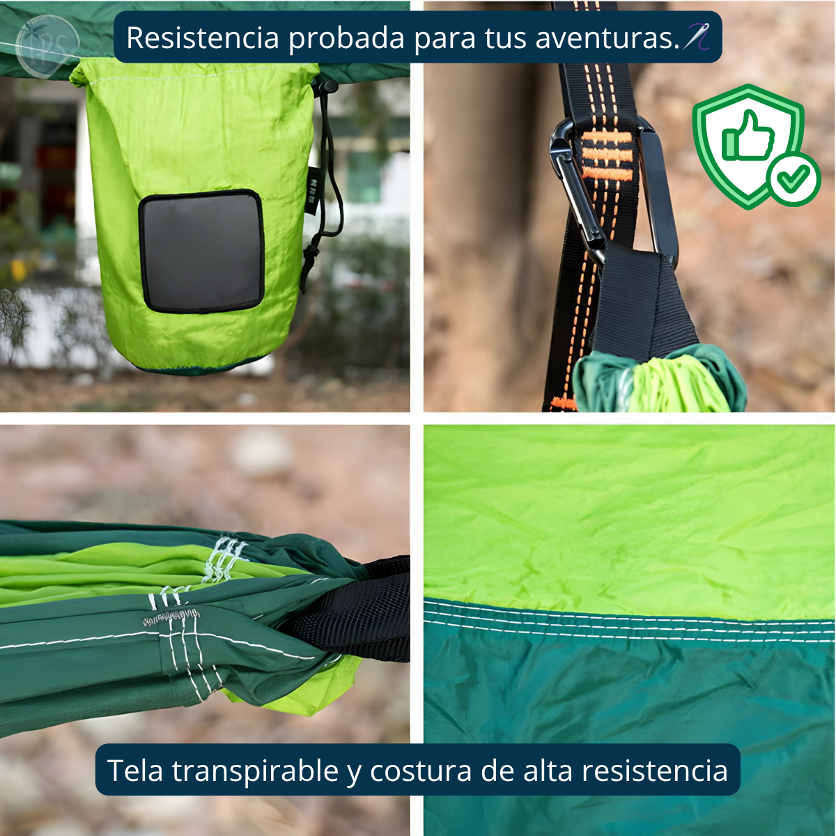 Hamacas Portatiles Colgantes Chinchorros Plegables Camping