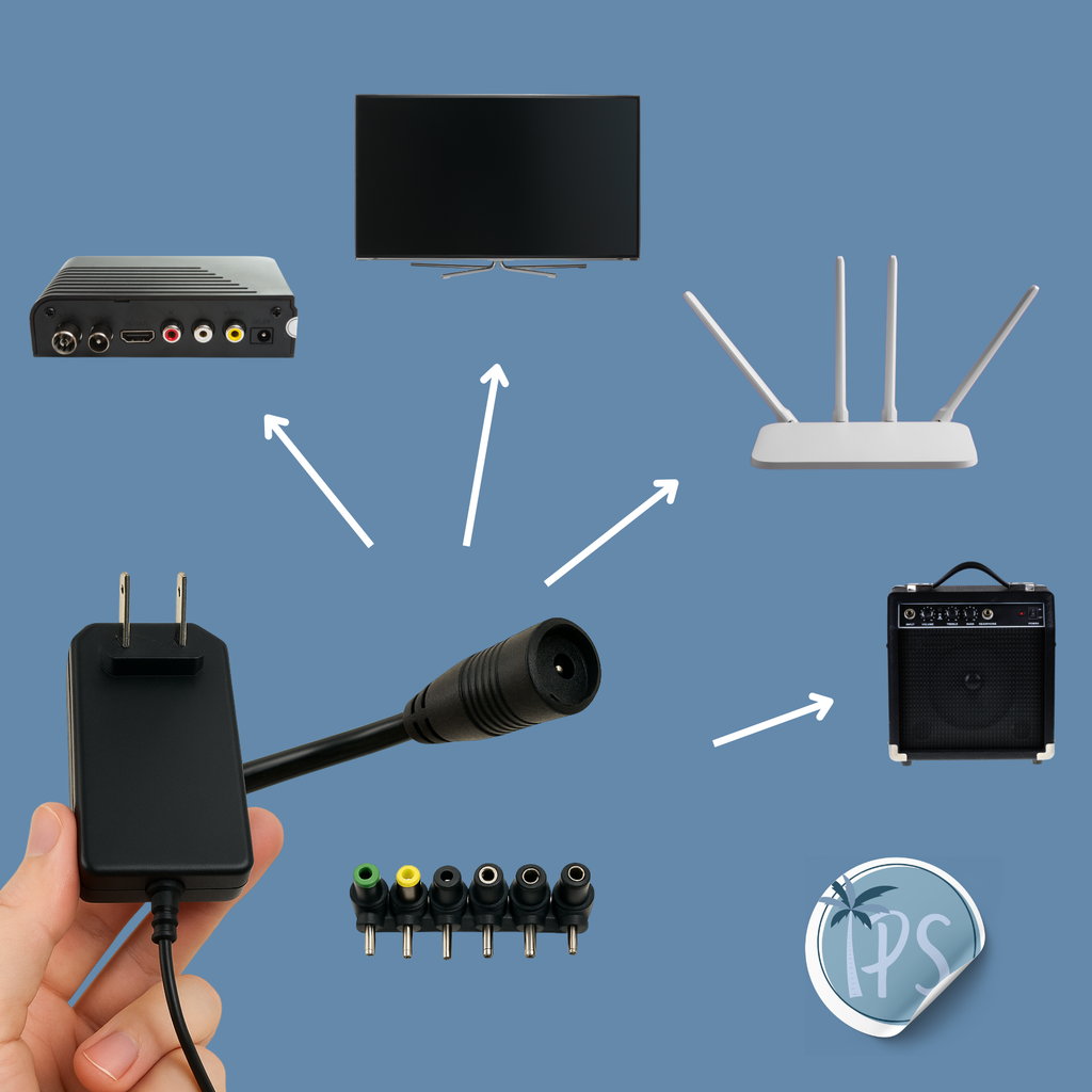 Adaptador De Corriente Universal 12v - 3v Toma Regulada 3v-12v