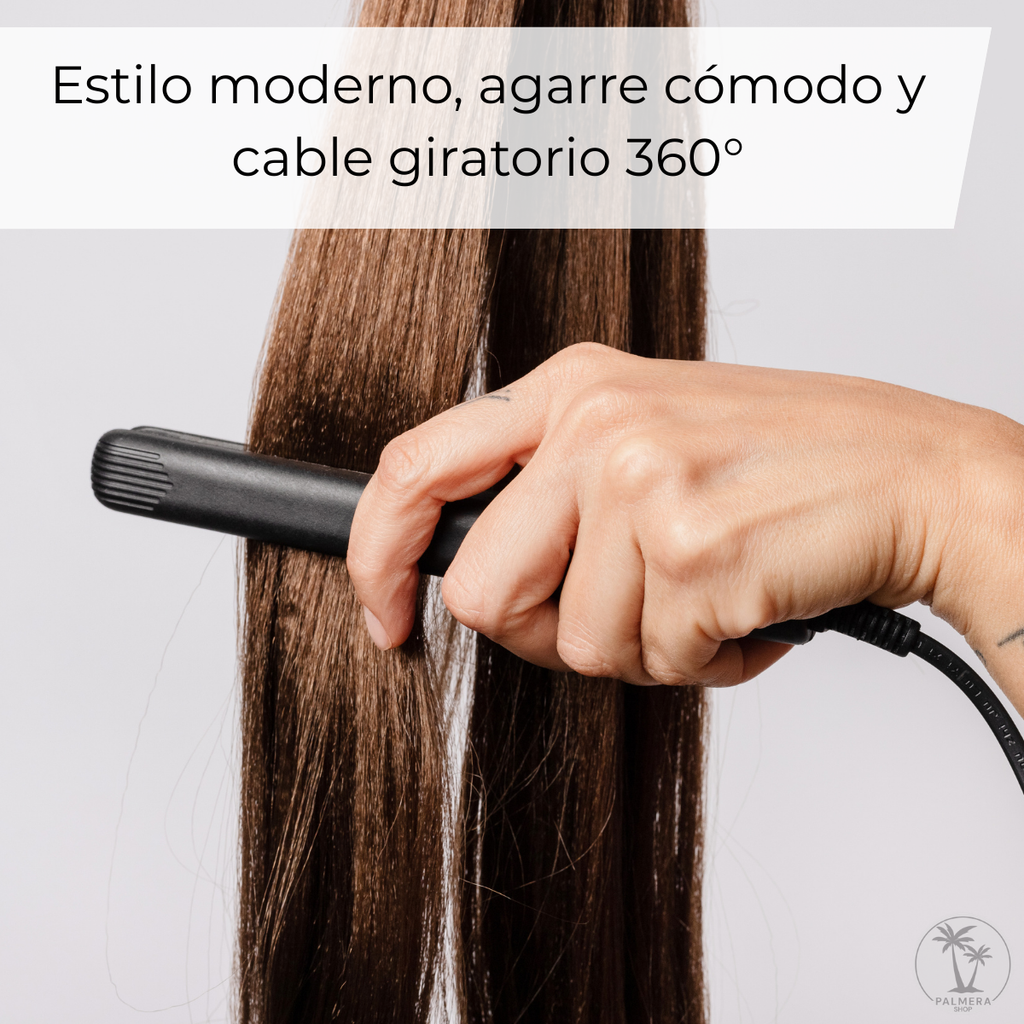 Mini Plancha Para Cabello Pelo Cepillo Pinza Alisado Viajera Multicolor 110v
