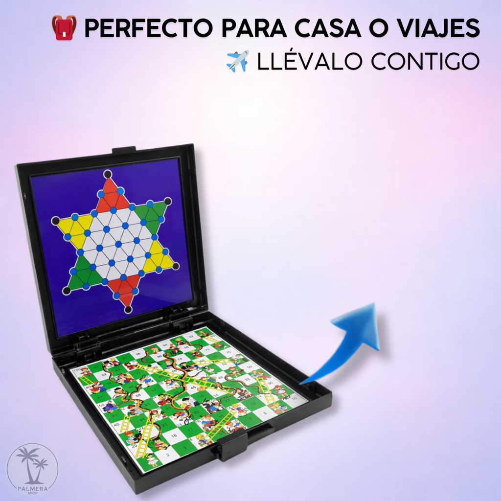 Mini Ajedrez Tablero Magnetico Juegos De Mesa Estrategia 5-1 Blanco