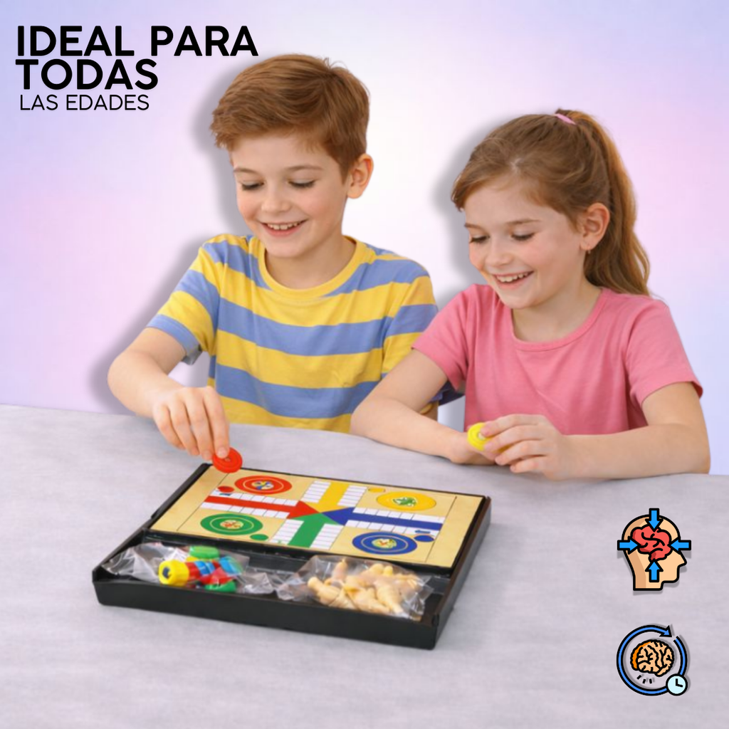 Juegos De Mesa Estrategia Mini Ajedrez Parques Magnetico 5-1
