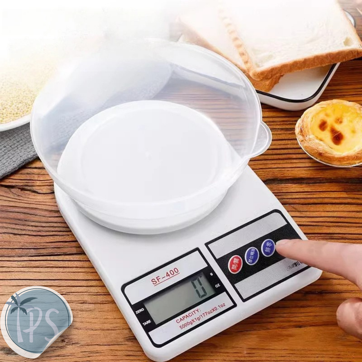 Balanza de cocina digital SQ Cozinha SF-400 pesa hasta 10kg