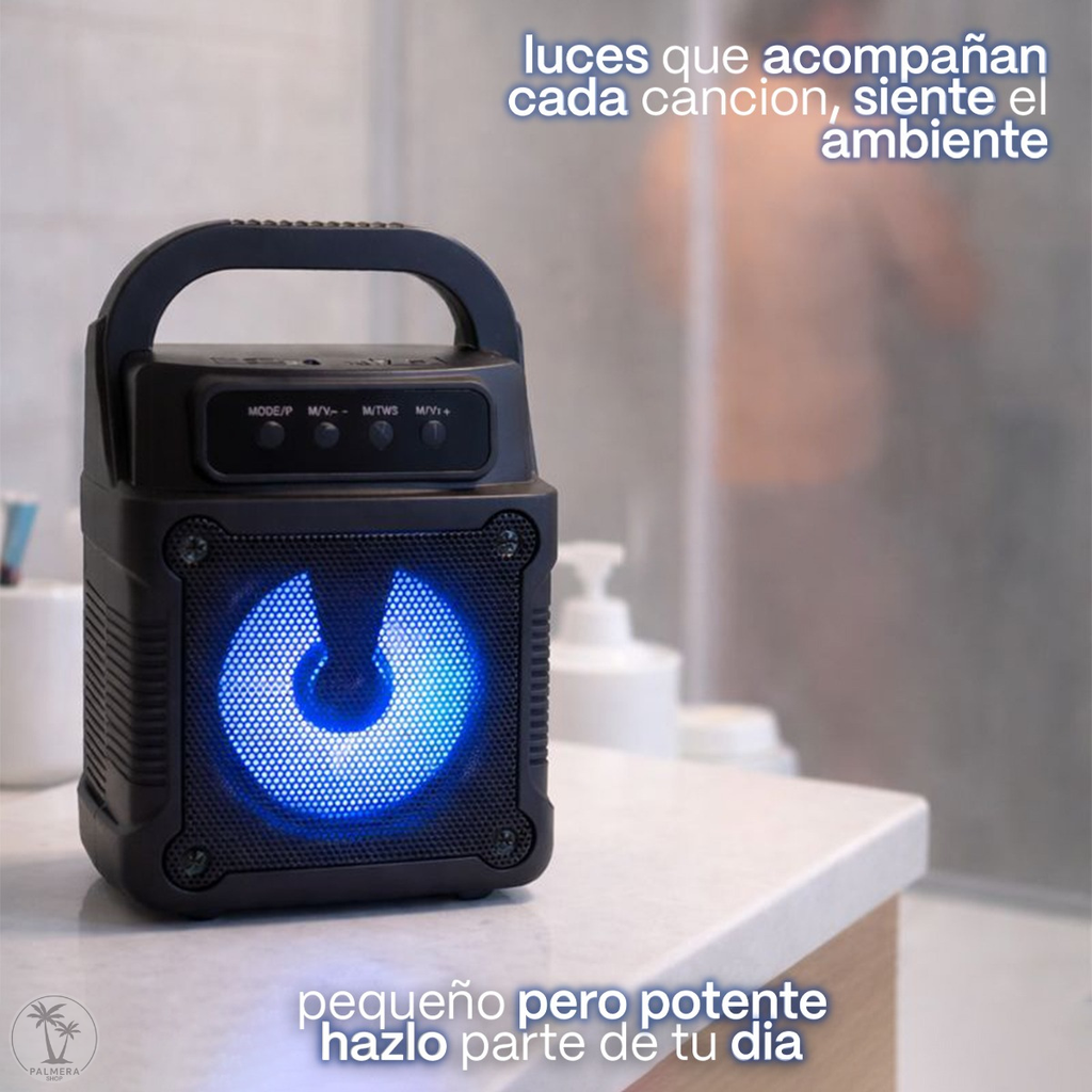 Cabinas De Sonido Parlante Fm Bluetooth Parlante Portatil 3' Negro 5