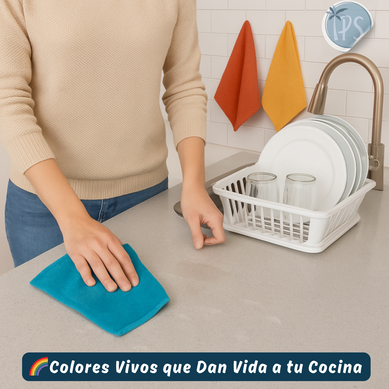 Limpion Toallas De Cocina Toalla Limpiones Paño De Cocina X5 Multicolores Paño De Microfibra