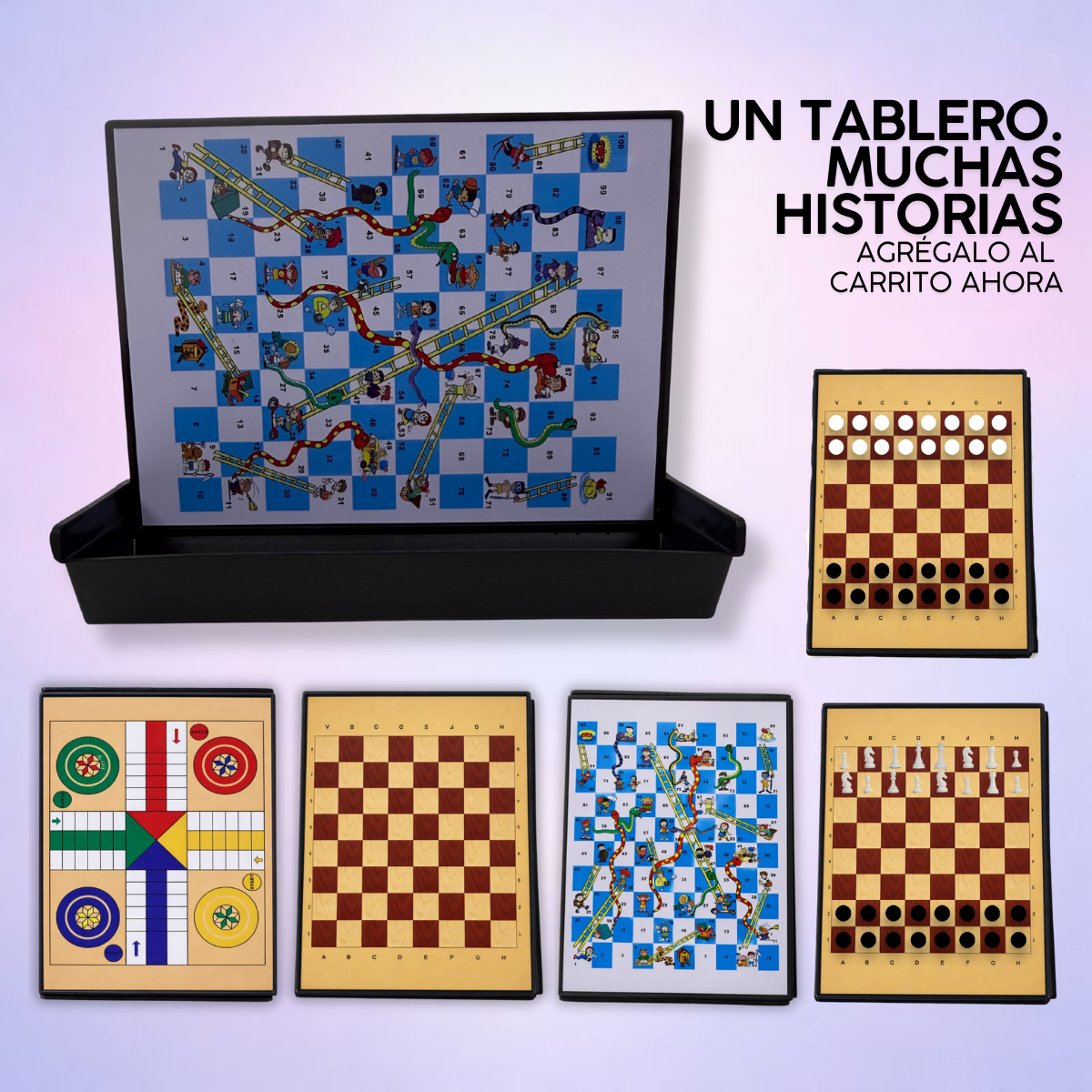 Juegos De Mesa Estrategia Mini Ajedrez Parques Magnetico 5-1