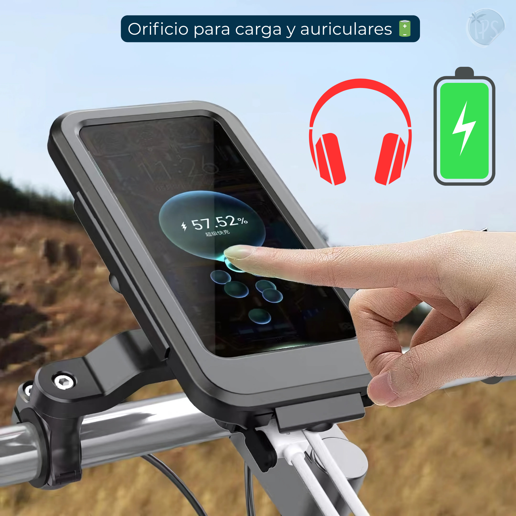 Soporte Celular Para Moto Impermeable Bicicleta Base Holders