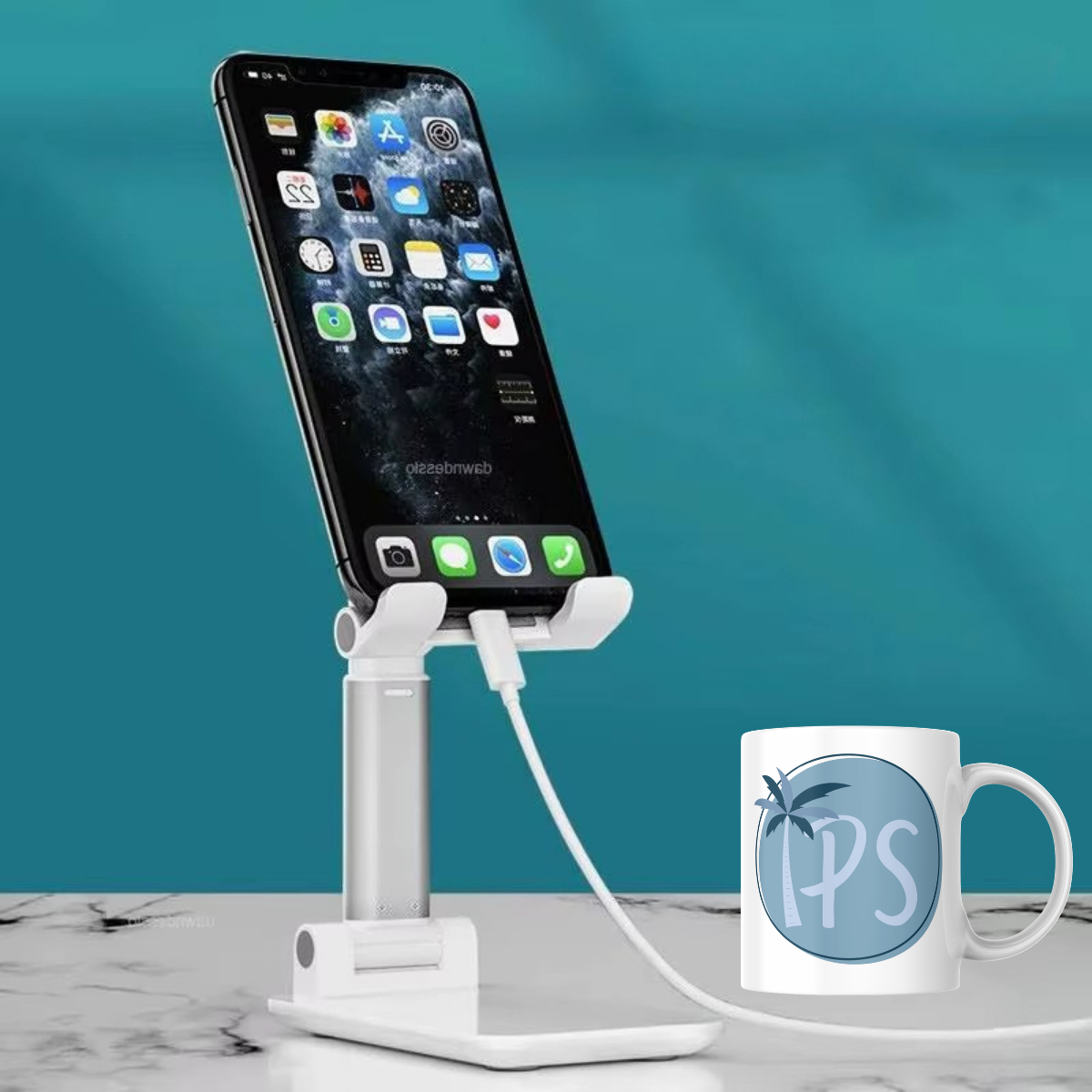 Soporte Base Celular, Tablet, Mesa Escritorio Ajustable