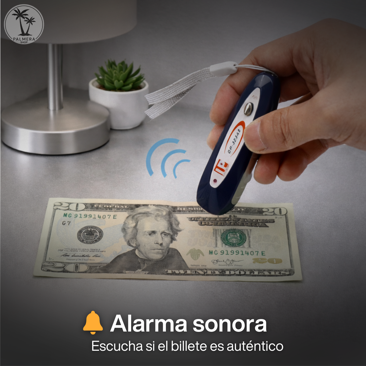 Detector De Billetes Falsos Maquina Para Detectar Con Luz Uv Azul