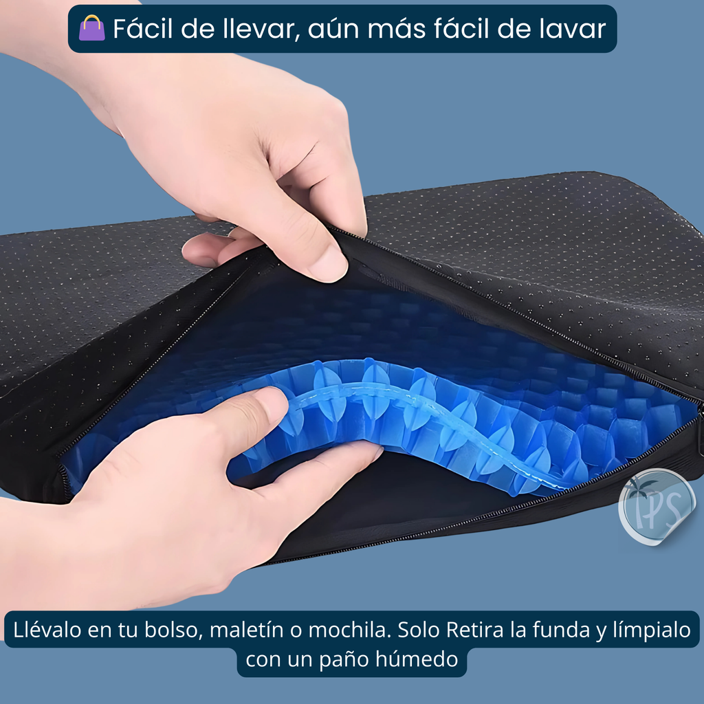Cojín Ergonómico Silla Trabajo En Casa Auto Oficina Gamer