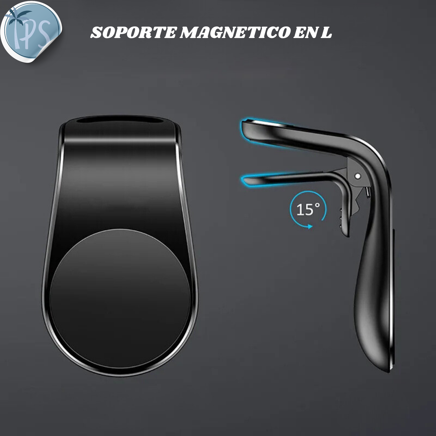 Soporte Iman Celular Carro Holders Bases Para Rejilla Aire