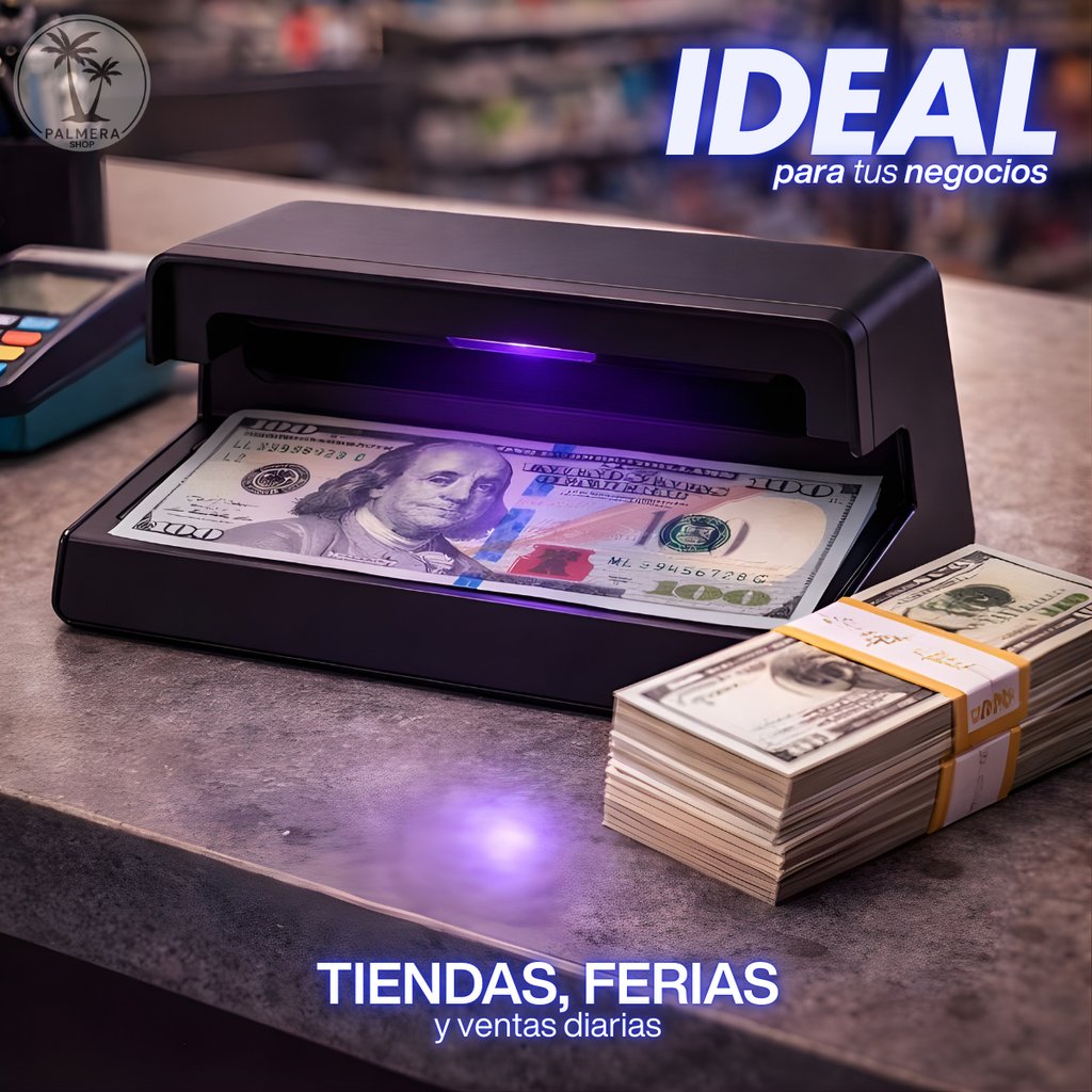 Detector De Billetes Falsos Maquina Para Detectar Con Luz Uv