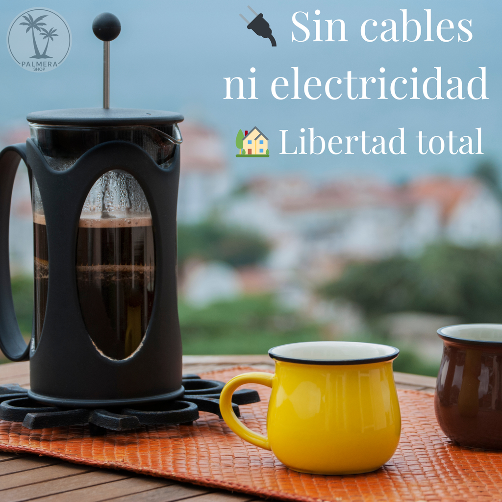 Prensa Francesa Cafe Cafetera En Vidrio Borosilicato 600ml