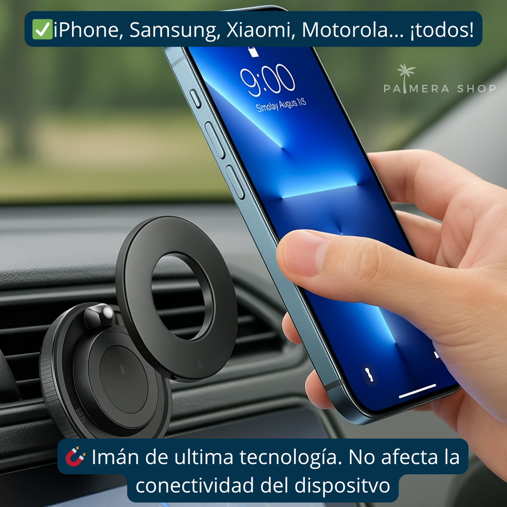 Soporte Porta Celular Holders Para Carro Moto Base De Iman