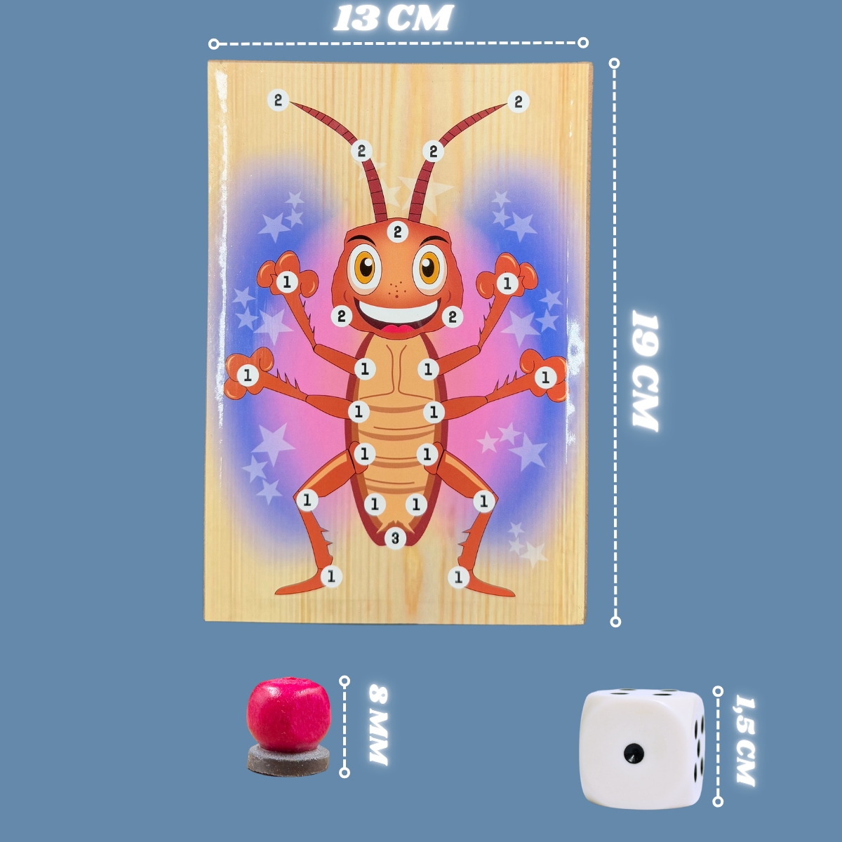 Juegos De Mesa Integracion Familiar La Cucaracha Imantada