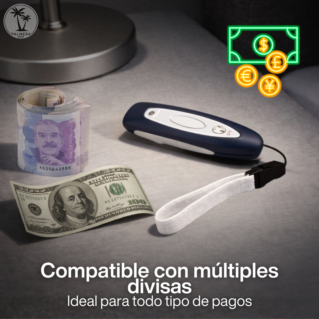 Detector De Billetes Falsos Maquina Para Detectar Con Luz Uv Azul