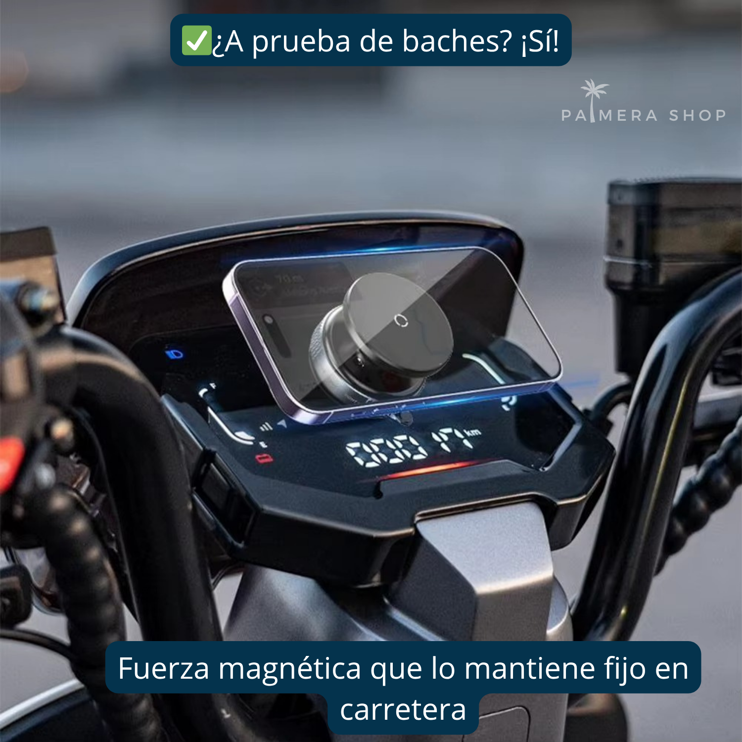 Soporte Porta Celular Holders Para Carro Moto Base De Iman