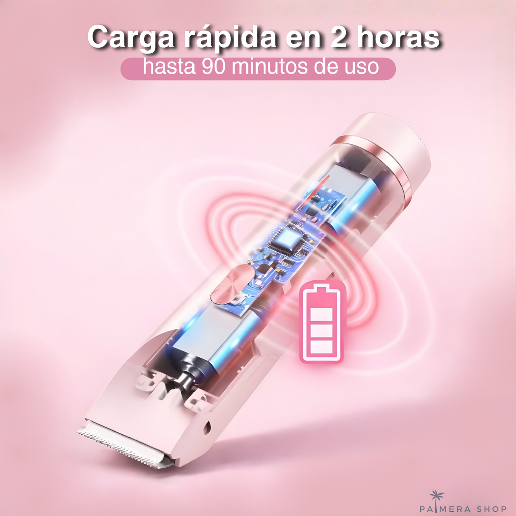 Depilador Electrico Zona Intima Rasuradora Mujer Afeitadora Morada 110v