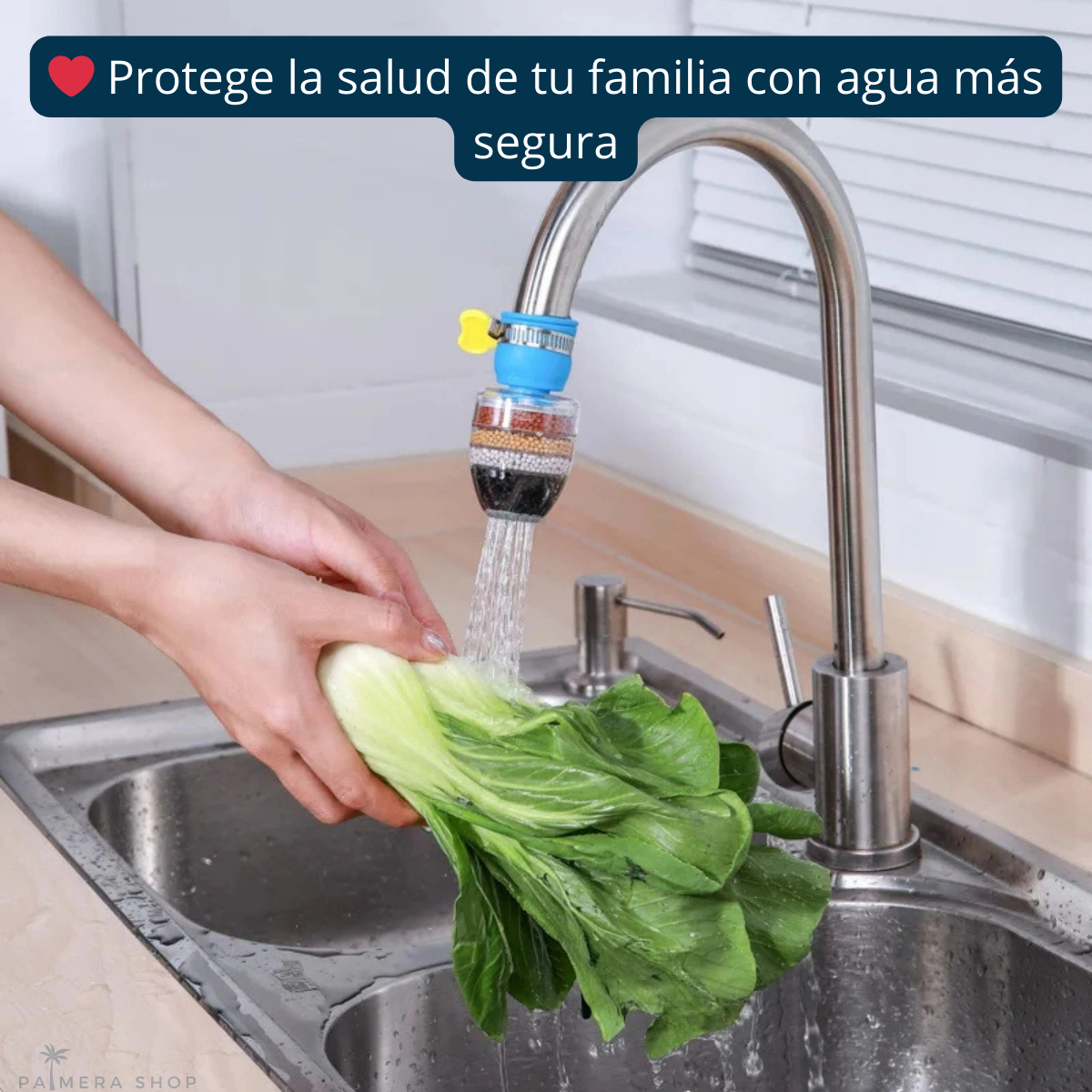 Filtros Agua Filtro De Agua Purificador Grifo Bioenergetico Filtro Para Llave Azul