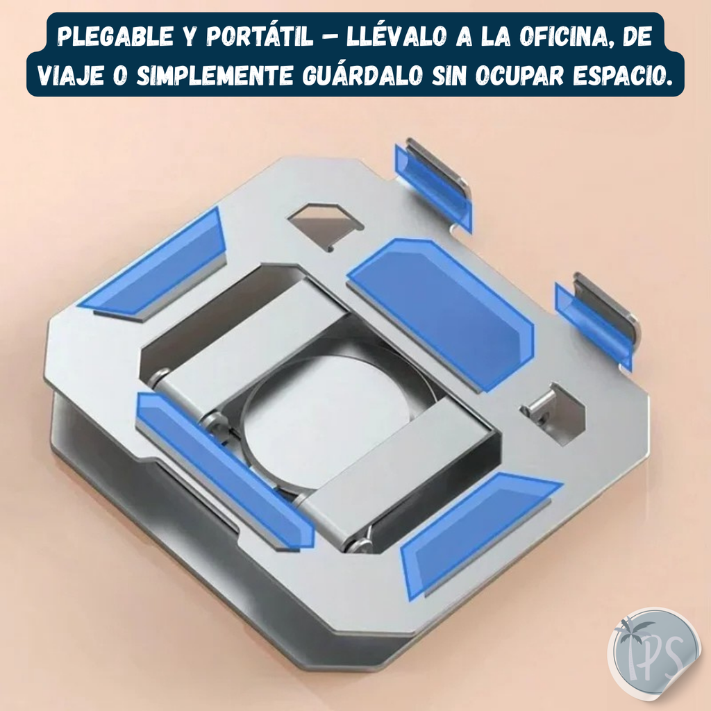 Soporte De Escritorio Para Tablets Celular Base Metalico Gris