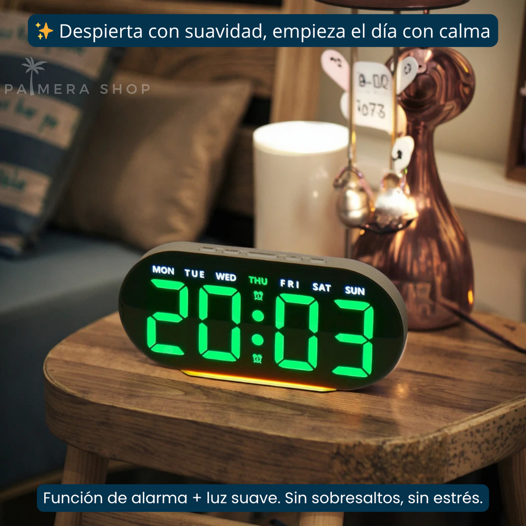 Reloj Despertador Digital Con Alarma Despertadores De Mesa