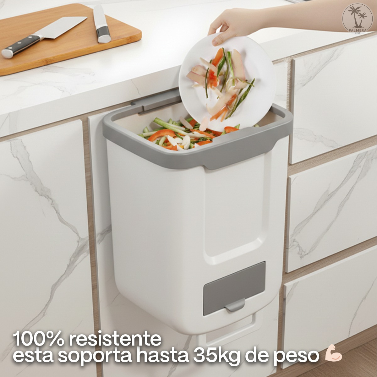 Caneca Basurero Bote Cocina Plegable Papelera Multiusos